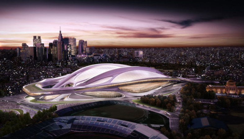 Zaha Hadid Architects, New National Stadium, Tokio
