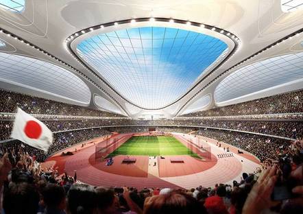 Zaha Hadid Architects, New National Stadium, Tokio

