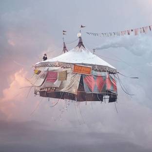 Ausstellung Flying Houses by Laurent Chéhère
