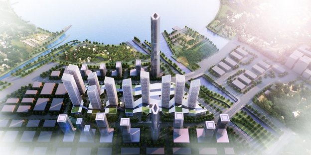 gmp Neues Stadtbauprojekt in Shenzhen
