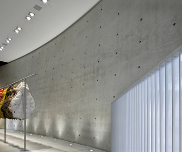 Tadao Ando in Mailand für den neuen Showroom und Flagship Store Duvetica
