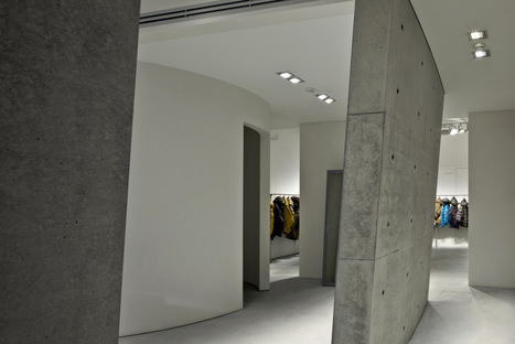 Tadao Ando in Mailand für den neuen Showroom und Flagship Store Duvetica
