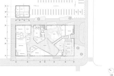 Kengo Kumas Entwurf für das Gemeindezentrum Towada City Plaza 