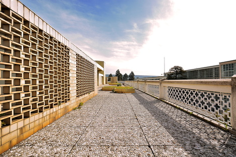 Architekturen Olivetti in Ivrea, das 20. Jahrhundert in Italien. 