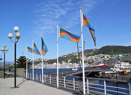 Hafen von Wellington, Neuseeland
