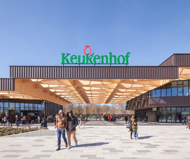 
	Holztragwerk für das neue Torhaus vom Keukenhof - Mecanoo Architecten

