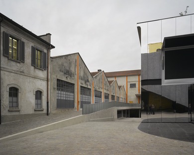 Aus der Renovierung einer Destillerie entsteht die Fondazione Prada in Mailand von OMA Rem Koolhaas


