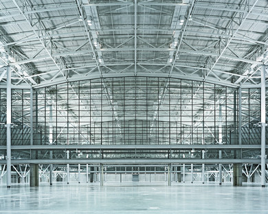 Exibition und Convention Center aus Stahl und Glas von Rafael Viñoly in Boston
