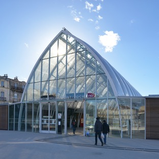 Der Ausbau des Bahnhofs von Montpellier aus ETFE, von AREP
