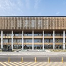 Stahlkonstruktion für die Bibliothek in Tainan von Mecanoo
